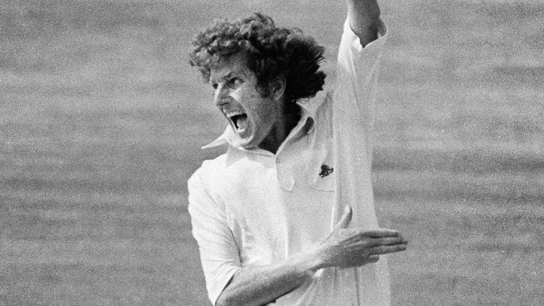 Bob Willis takes the wicket of Graham Yallop during the 2nd England vs Australia Test at Lords 4th July 1981