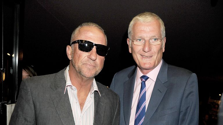 Former cricketers Sir Ian Botham (L) and Bob Willis attend the World Premiere of &#39;From The Ashes&#39; at The Curzon Mayfair on May 10, 2011 in London, England. 
