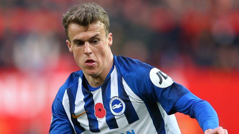 Brighton will be without defender Solly March for up to a month 
