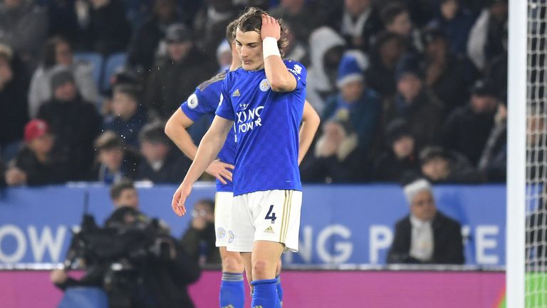 Leicester were 1-0 down when Soyuncu gave away the penalty