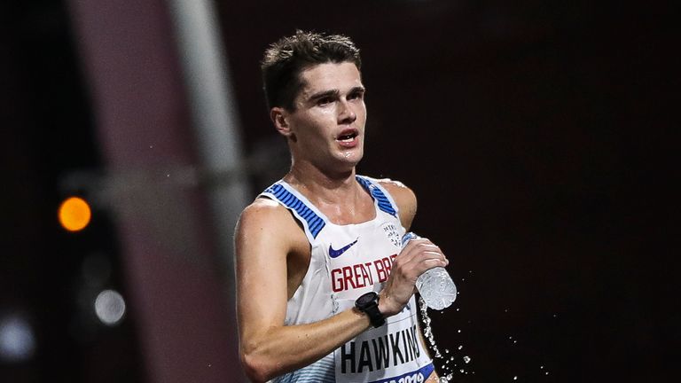 Callum Hawkins finished fourth at the World Athletics Championships in Doha