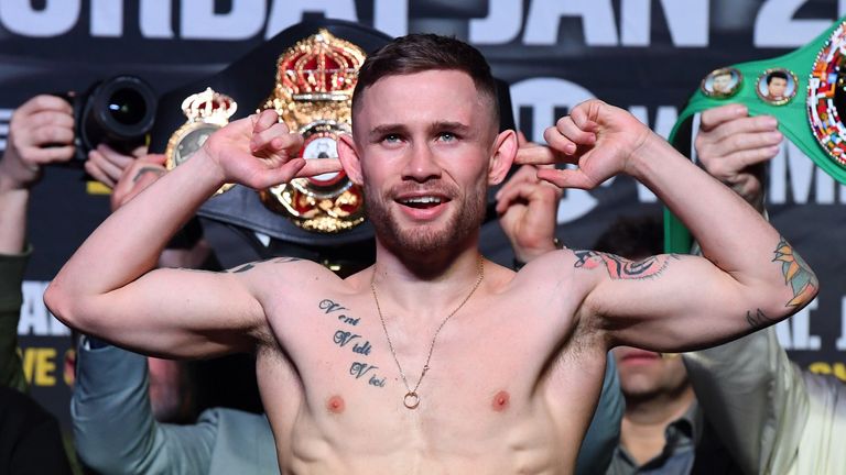 Carl Frampton will be aiming for a shot at the world super featherweight title after the win over Tyler McCreary
