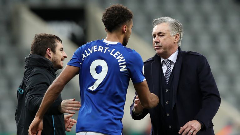 Calvert-Lewin has made a fast start under new boss Ancelotti