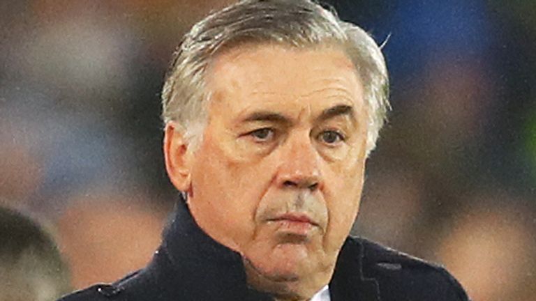 Carlo Ancelotti's Everton face Newcastle on Saturday 