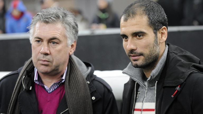 Pep Guardiola and Carlo Ancelotti have been in charge of Bayern Munich
