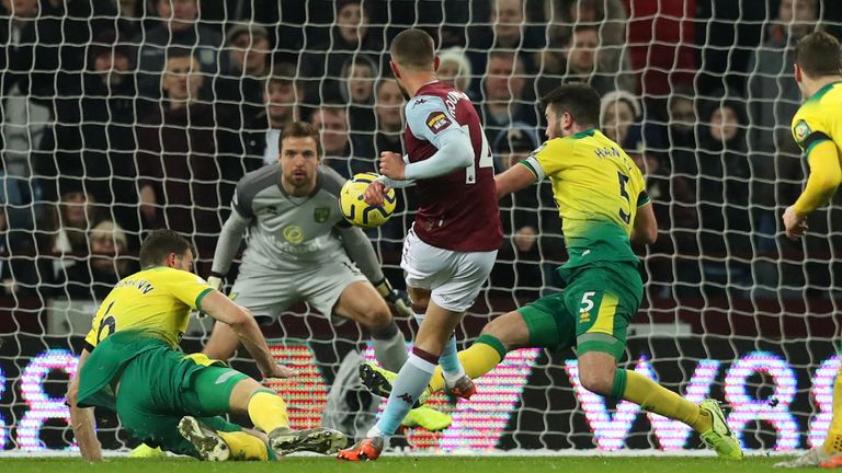 Conor Hourihane gives Villa the lead