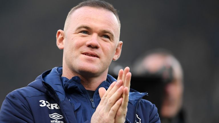 Wayne Rooney joined Derby County after leaving DC United earlier in the year