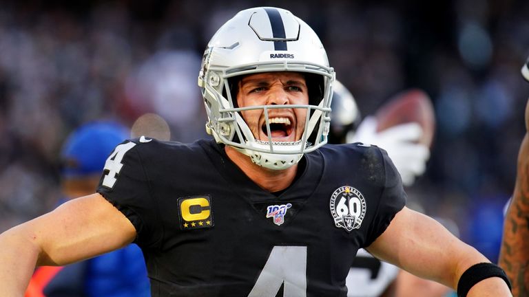 Derek Carr was 22 of 36 for 267 yards and one touchdown in the Raiders' defeat to the Jacksonville Jaguars