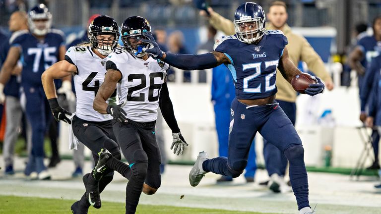 Running back Derrick Henry is having an amazing four-game stretch