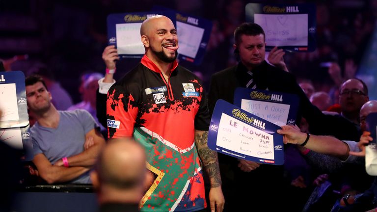 Petersen promises to be a crowd favourite with his famous dance moves at the Ally Pally 