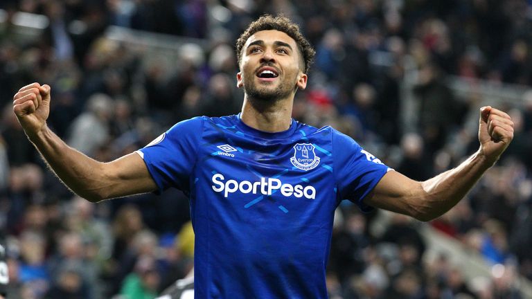 Dominic Calvert-Lewin scored twice as Everton beat Newcastle on Saturday