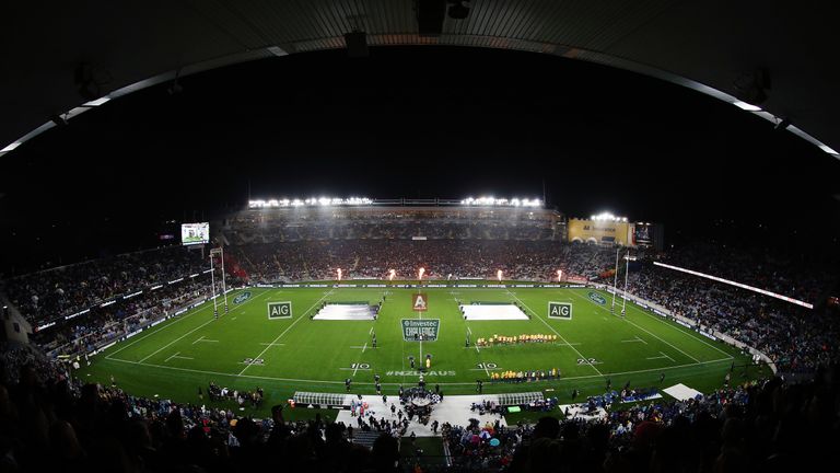 General view of Eden Park, Auckland, rugby union international