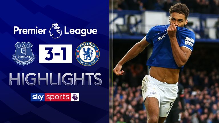 Highlights from Everton&#39;s win over Chelsea in the Premier League 