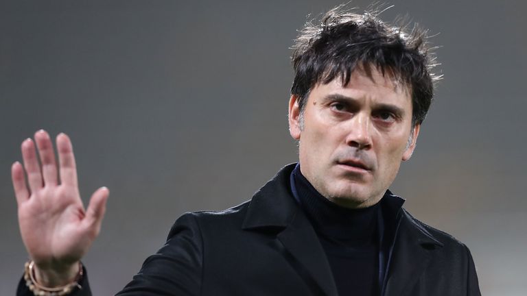 Vincenzo Montella was fired on Saturday after a 4-1 defeat to AS Roma
