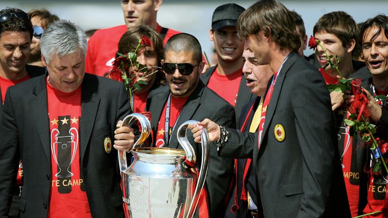 Gennaro Gattuso played under Carlo Ancelotti at AC Milan