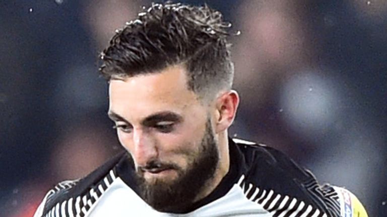 Derby's Graeme Shinnie is set for an extended spell on the sidelines