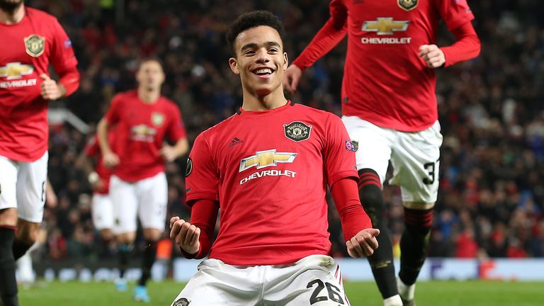 Greenwood has scored seven goals in all competitions this season