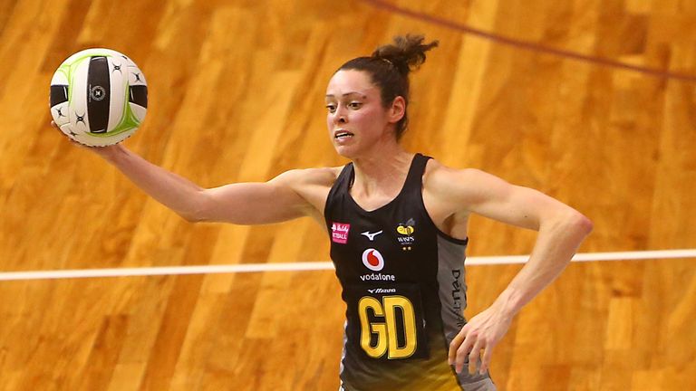 Hannah Knights in action for Wasps in Super Club 2019