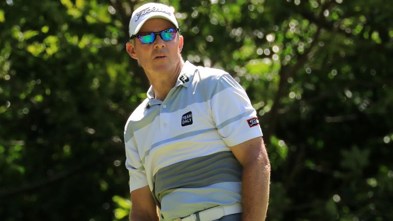 James Kingston of South Africa in action during the second round of the MCB Tour Championship in Mauritius