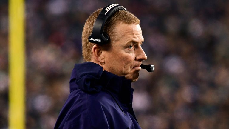 Cowboys head coach Jason Garrett