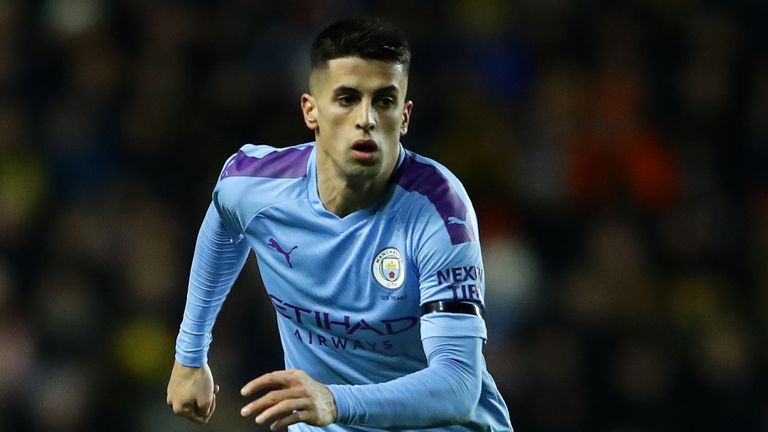 Joao Cancelo has only made six appearances in the Premier League this season