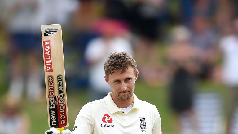 Joe Root, England captain, Test century vs New Zealand in Hamilton