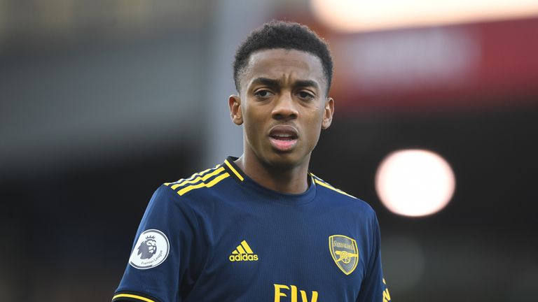 Joe Willock has featured in 11 Premier League games for Arsenal so far this term