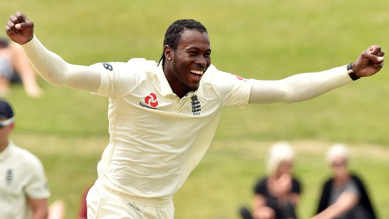 Jofra Archer, England, Test vs New Zealand in Hamilton