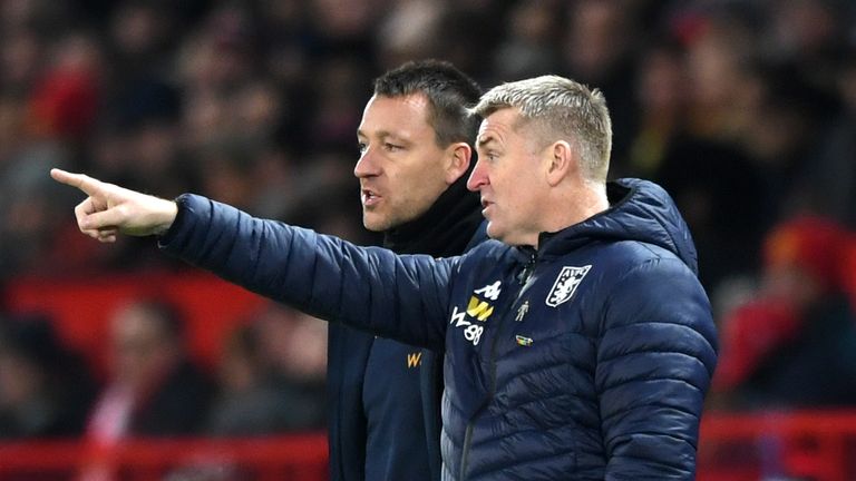 John Terry has been assistant manager at Aston Villa since October 2018 alongside Dean Smith