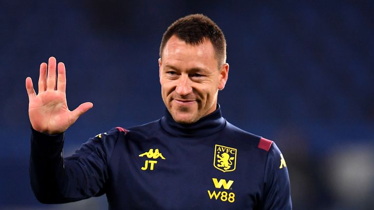 John Terry was given a warm welcome back at Stamford Bridge on Wednesday