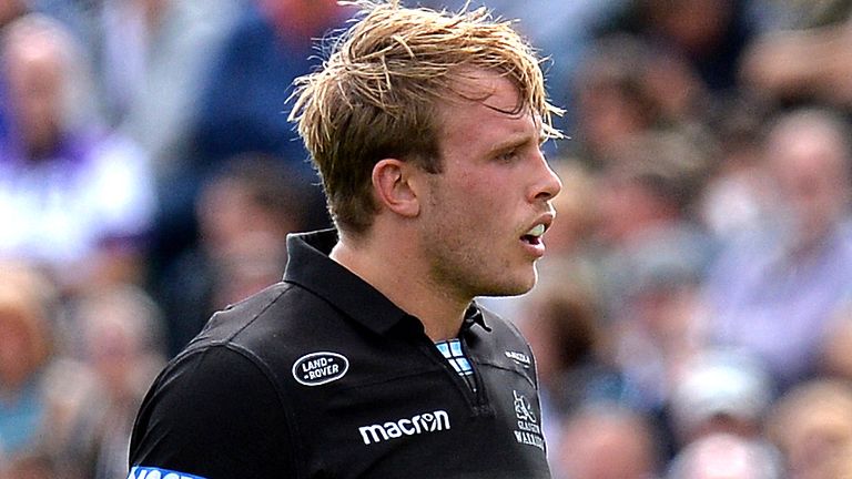 PERTH, SCOTLAND - AUGUST 18: Jonny Gray of Glasgow Warriors in action during the Famous Grouse Pre-Season Challenge between Glasgow Warriors and Harlequins at the North Inch Ground on 18th August, 2018 in Perth, Scotland. (Photo by Mark Runnacles/Getty Images) *** Local Caption *** Jonny Gray