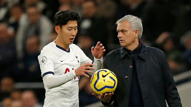 Son Heung-min scored his 5th goal of the season in Tottenham's 5-0 win against Burnley in the Premier League