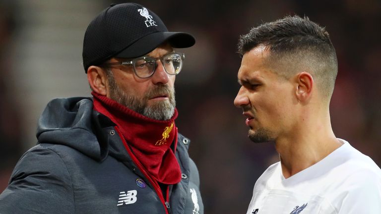 Dejan Lovren came off in the first half with an injury, which slightly marred Liverpool's win