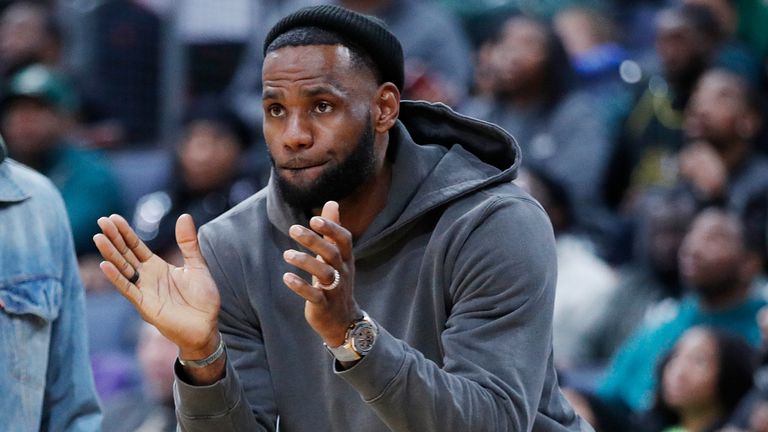 LeBron James' worlds collide as son's team plays his former high school in  Ohio, NBA News