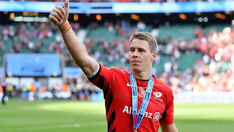 Liam Williams ayudó a los sarracenos a ganar la Copa de Campeones de Heineken y el título de la Premier de Gallagher la temporada pasada