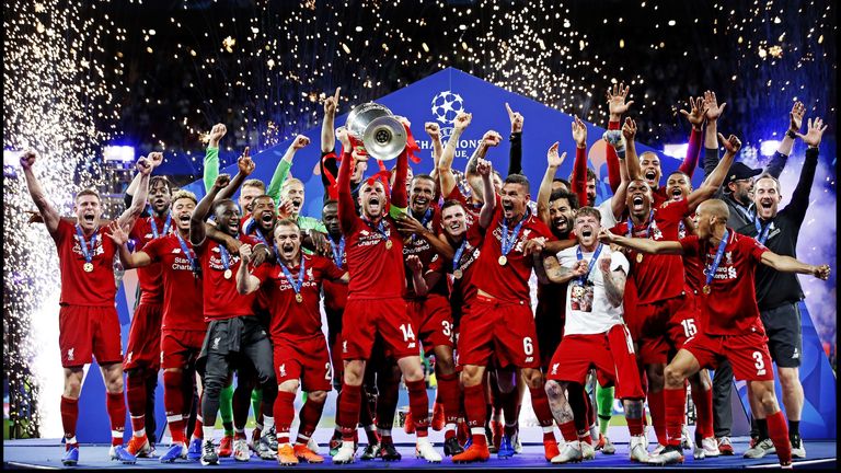 Liverpool won the Champions League at the Estadio Metropolitano, beating Tottenham 2-0 