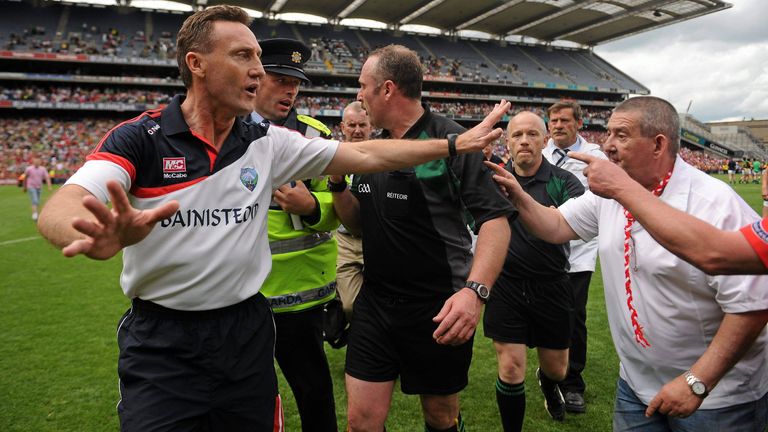 Louth manager Peter Fitzpatrick appeals for fans to stay away from referee Martin Sludden
