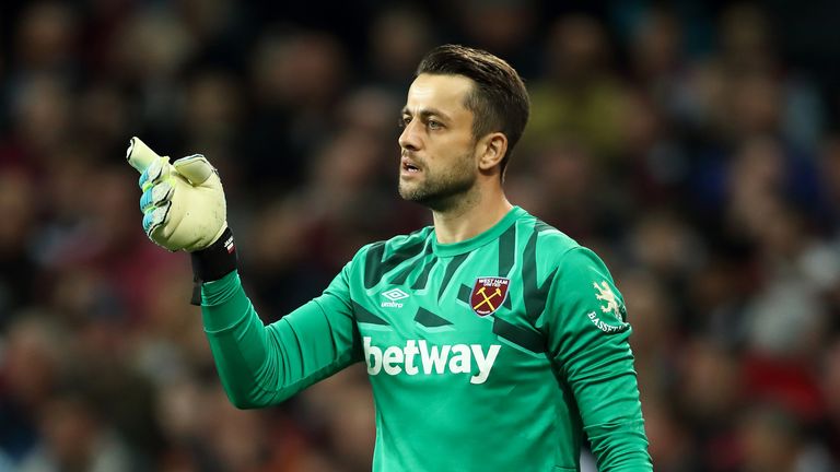 Lukasz Fabianski hasn't played since he picked up an injury against Bournemouth in October