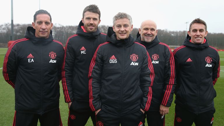  at Aon Training Complex on December 21, 2018 in Manchester, England.