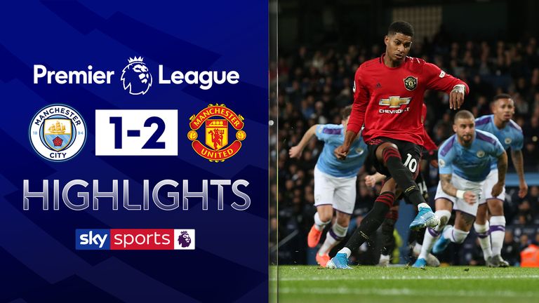 Highlights from Manchester City vs Manchester United in the Premier League