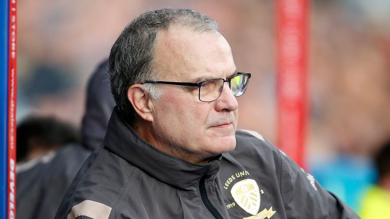 Leeds' Marcelo Bielsa v Huddersfield