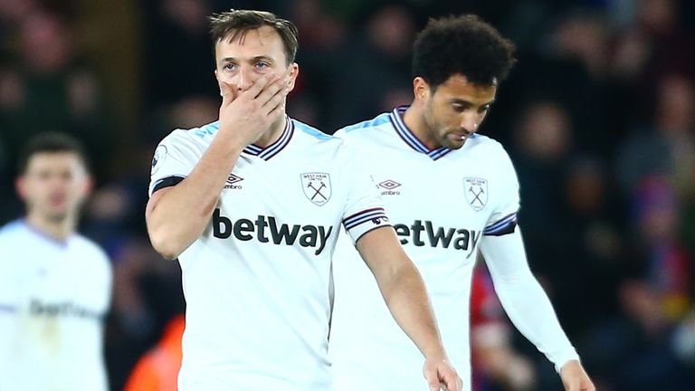 West Ham have suffered three losses in their last five games