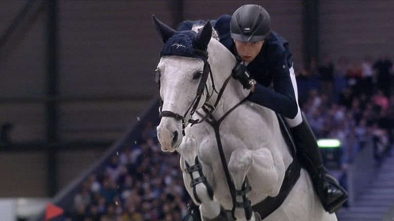 Watch how Martin Fuchs became the new Rolex Grand Slam of Show Jumping live contender with the narrowest of victories