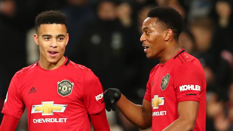 Mason Greenwood and Anthony Martial were both on target against Newcastle