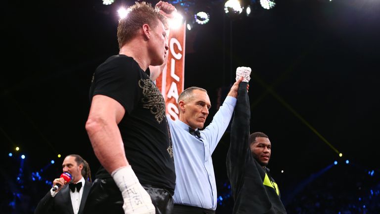 Alexander Povetkin v Michael Hunter, WBA World Heavyweight Final Eliminator, Diriyah, Saudi Arabia..7th December 2019..Picture By Dave Thompson .