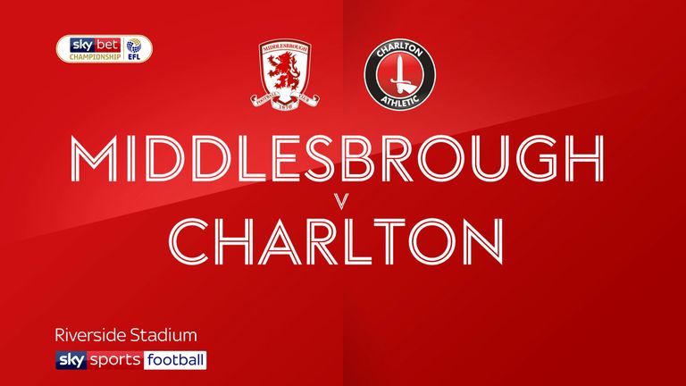 Middlesbrough v Charlton