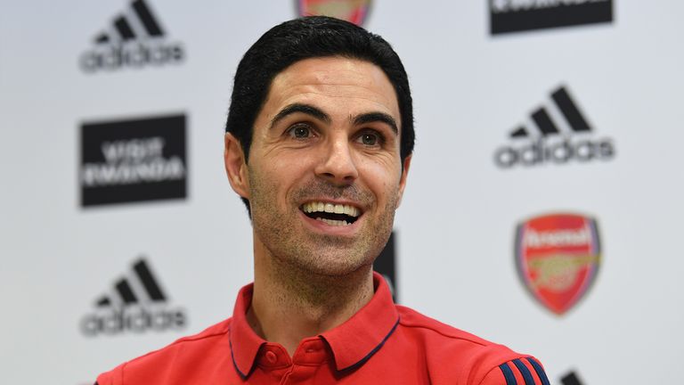 Mikel Arteta the Arsenal Head Coach during his press conference at Emirates Stadium on December 20, 2019 in London, England. 