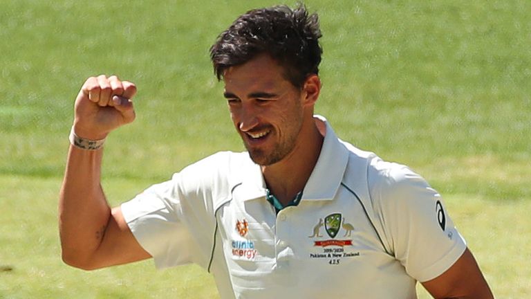 Mitchell Starc, Australia, Test vs New Zealand at Perth