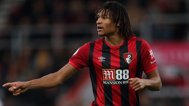 Nathan Ake in action against Liverpool