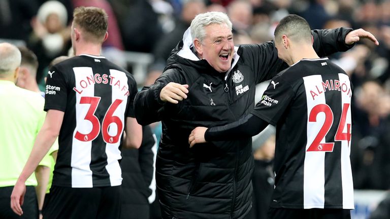 Newcastle United boss Steve Bruce is delighted with the spirit his side has shown so far this season.